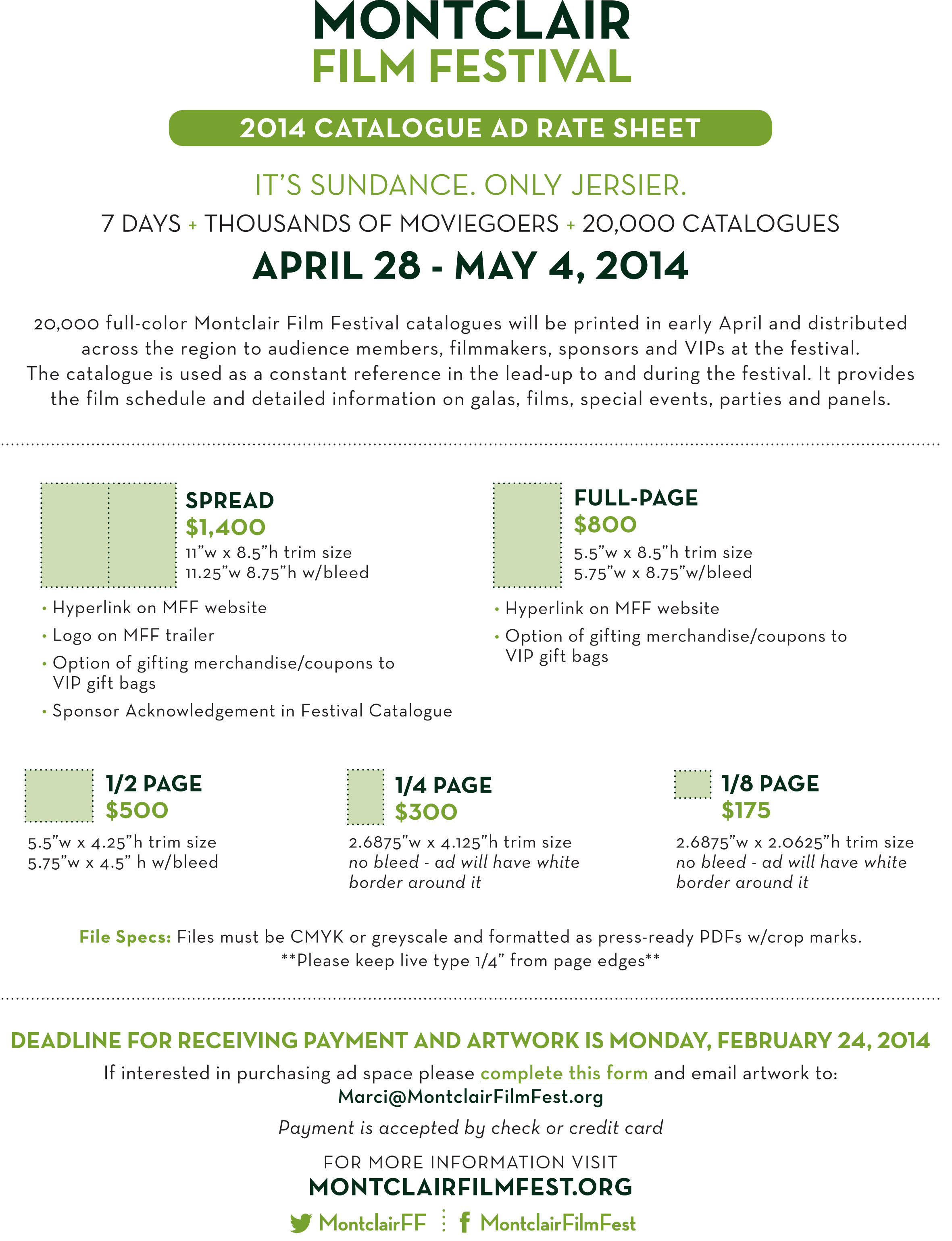 MFF Rate Sheet 2014